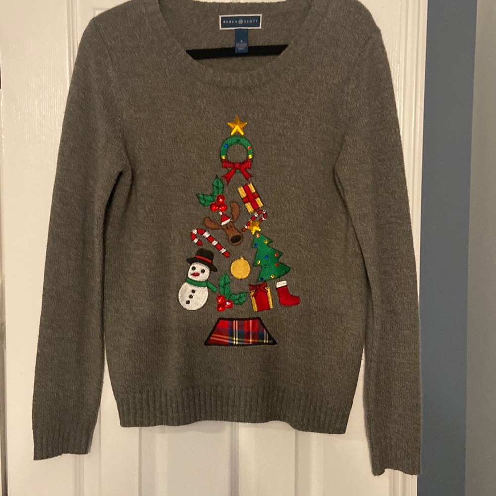 Karen Scott Ladies Christmas “Ugly” Sweater